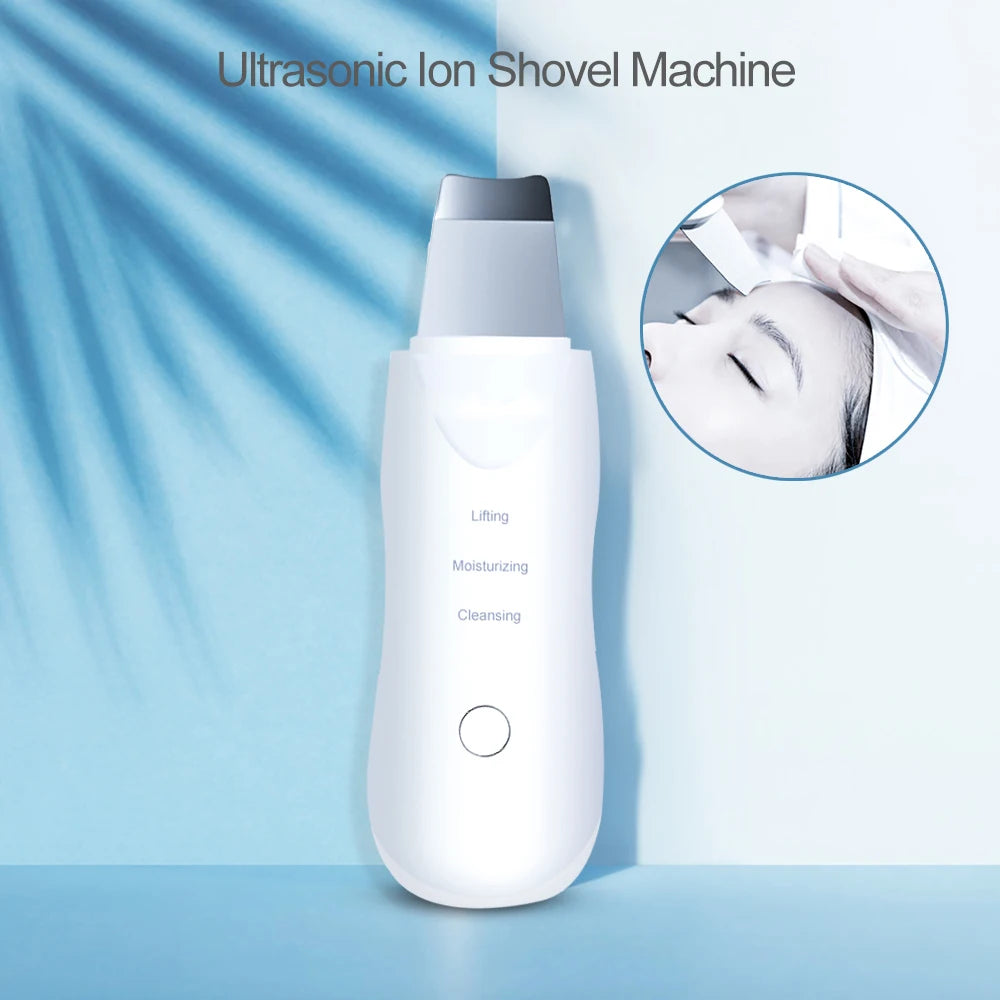 The BloomGlow Ultrasonic Skin Scrubber