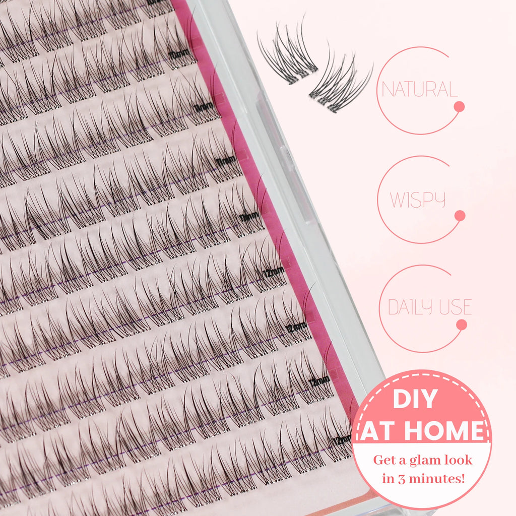 The BloomLash Self-Adhesive Cluster Set
