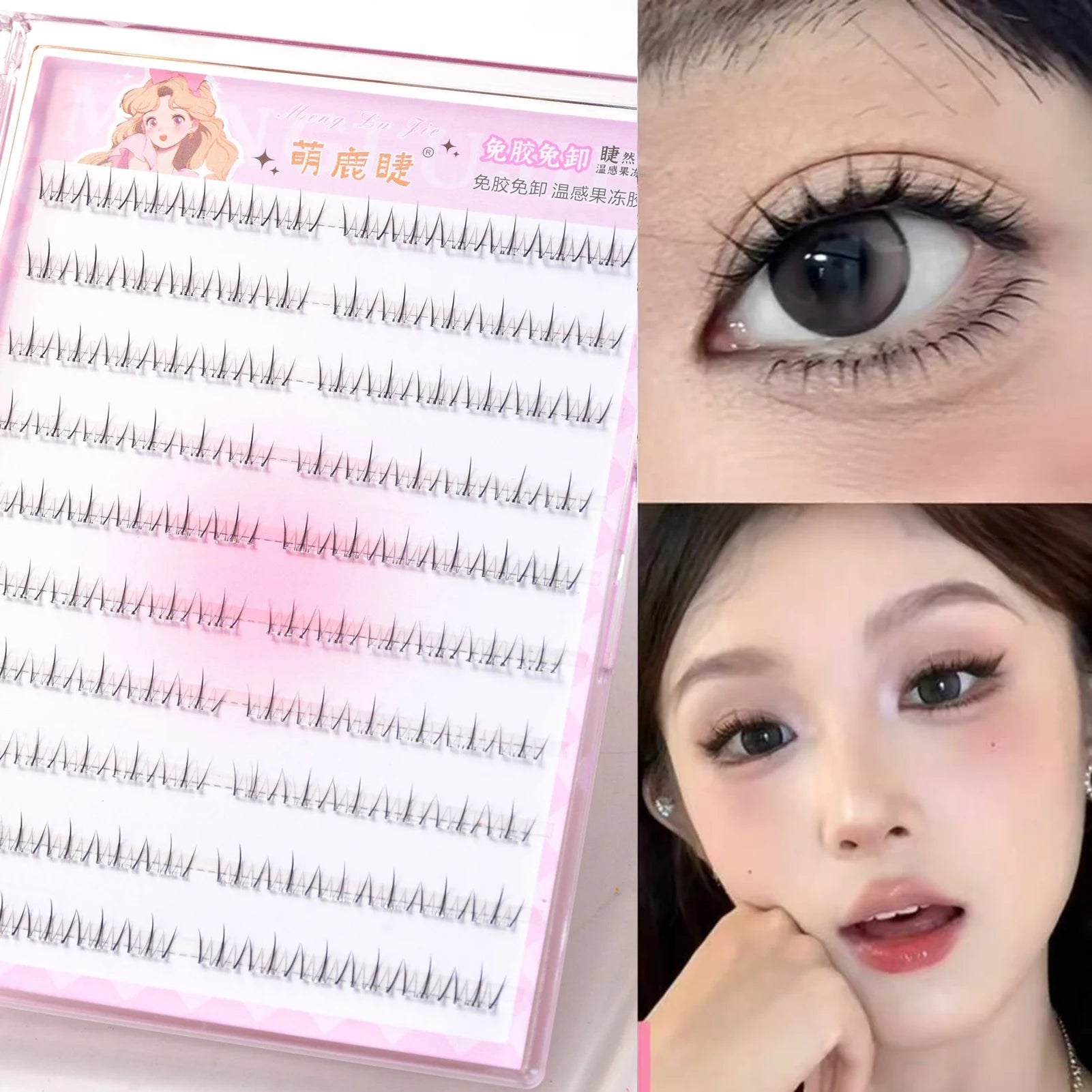 The BloomLash Natural Lower Lash Cluster Set