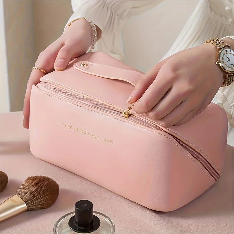 The BloomPouchel Open-Flat Cosmetic Case
