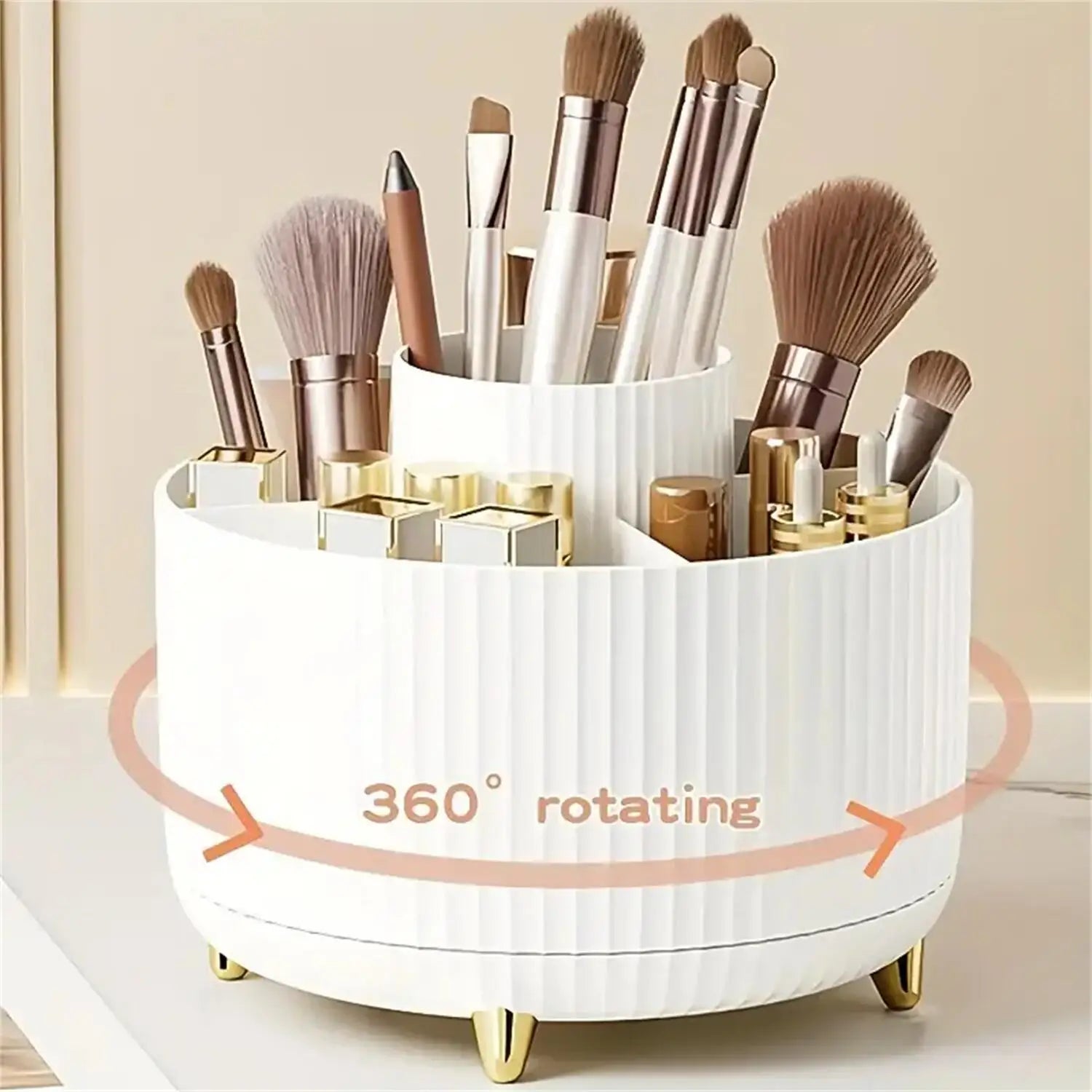 The BloomSpin 360° Rotating Cosmetic Organizer