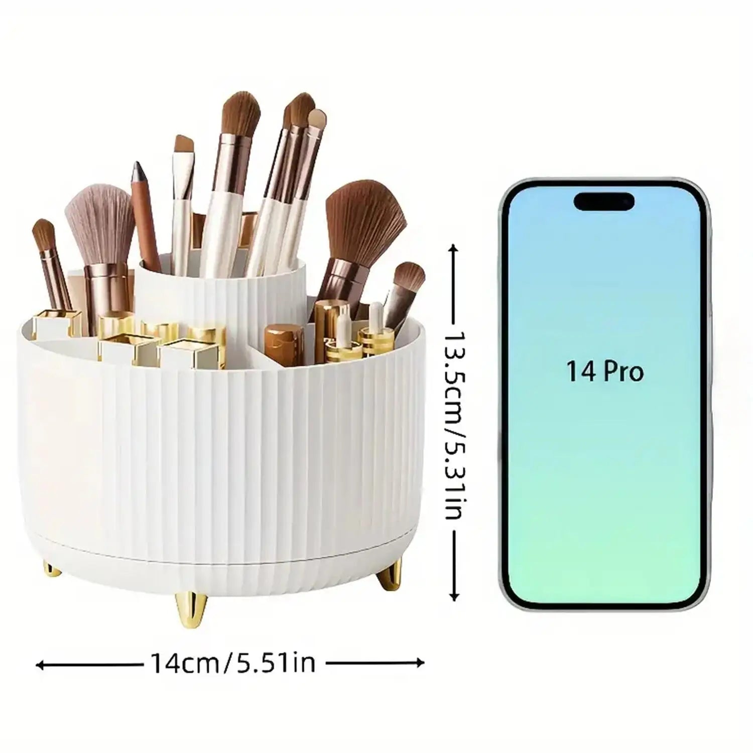 The BloomSpin 360° Rotating Cosmetic Organizer