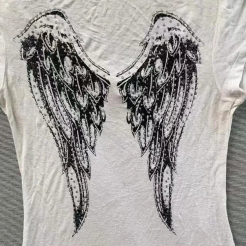 Harajuku Punk V-Neck Graphic Tee