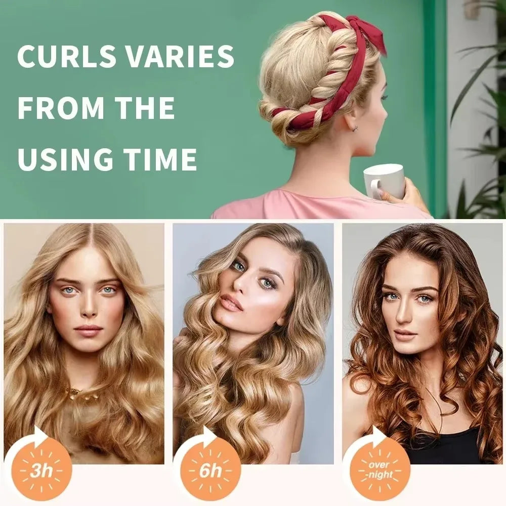 The BloomCurl Heatless Curling Rod Set