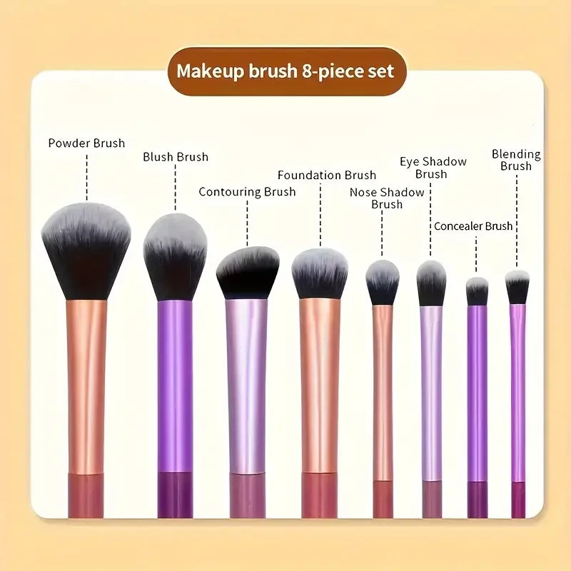 The BloomBrush 8-Piece Essential Travel Set