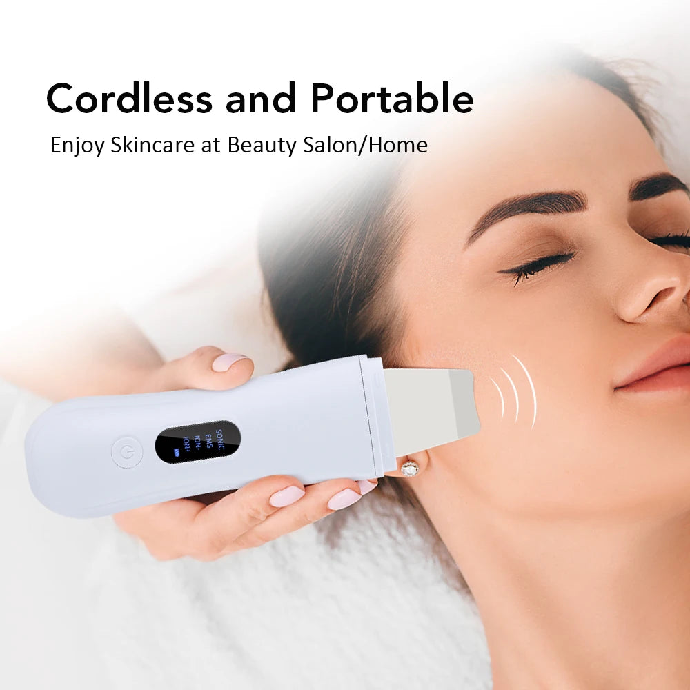Bloom Ultrasonic Skin Scrubber Skin Spatula