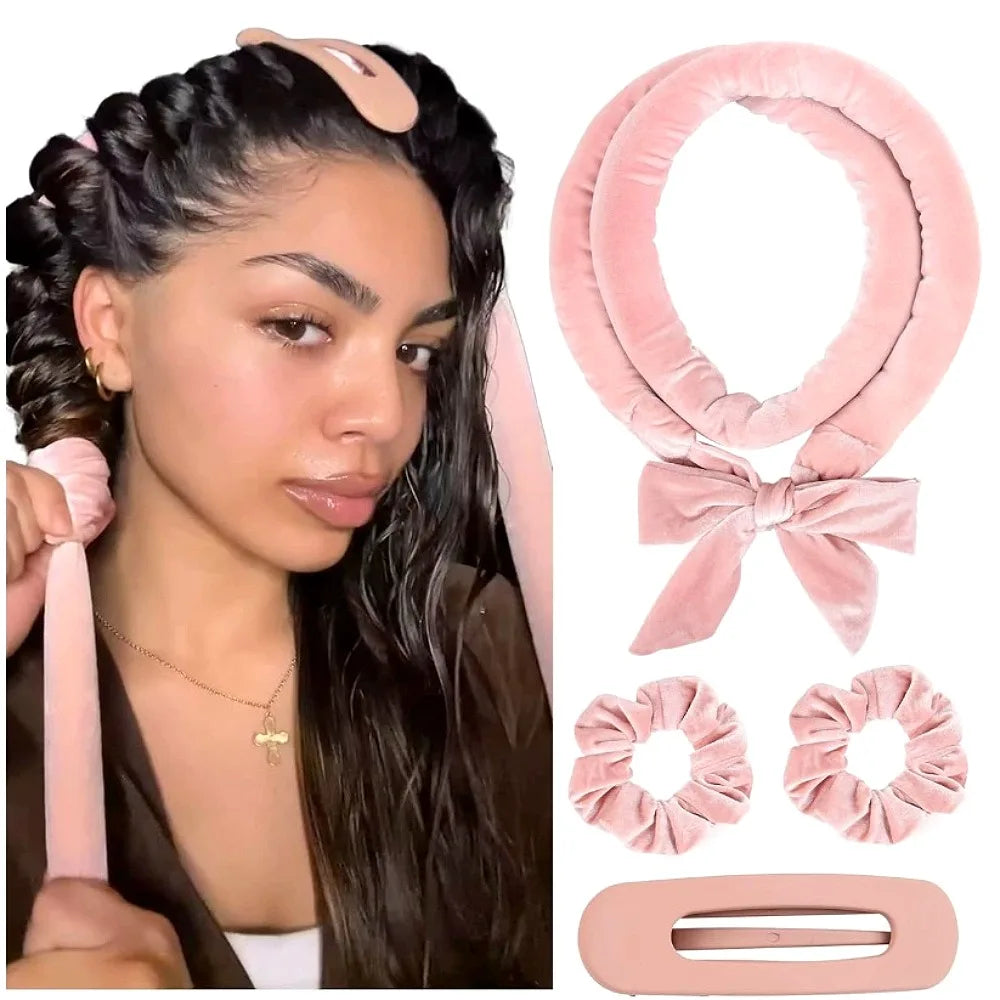 The BloomCurl Heatless Curling Rod Set