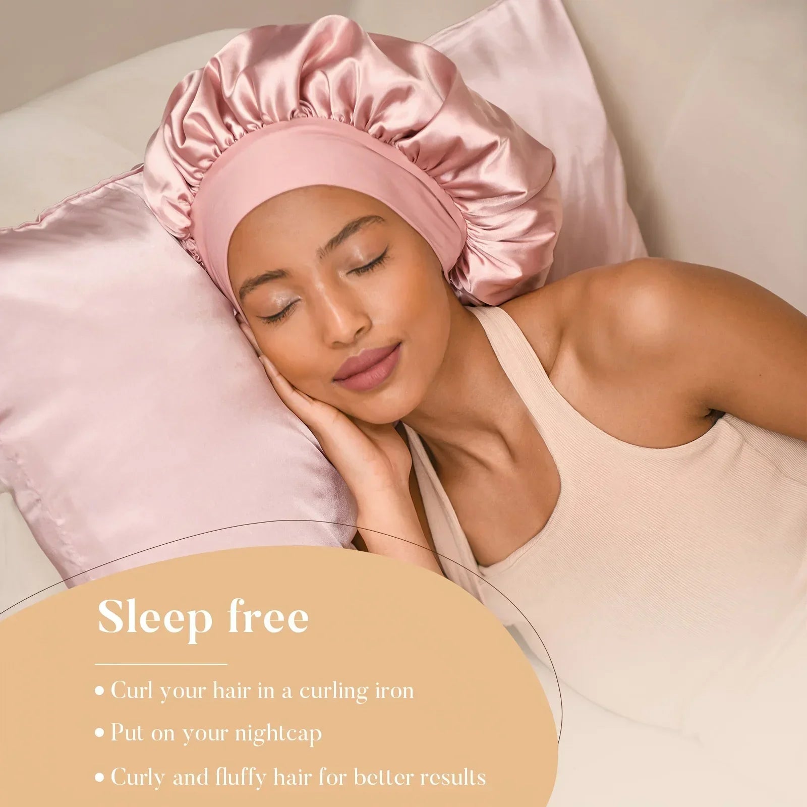 The BloomCurl Heatless Curling Rod & Bonnet Set