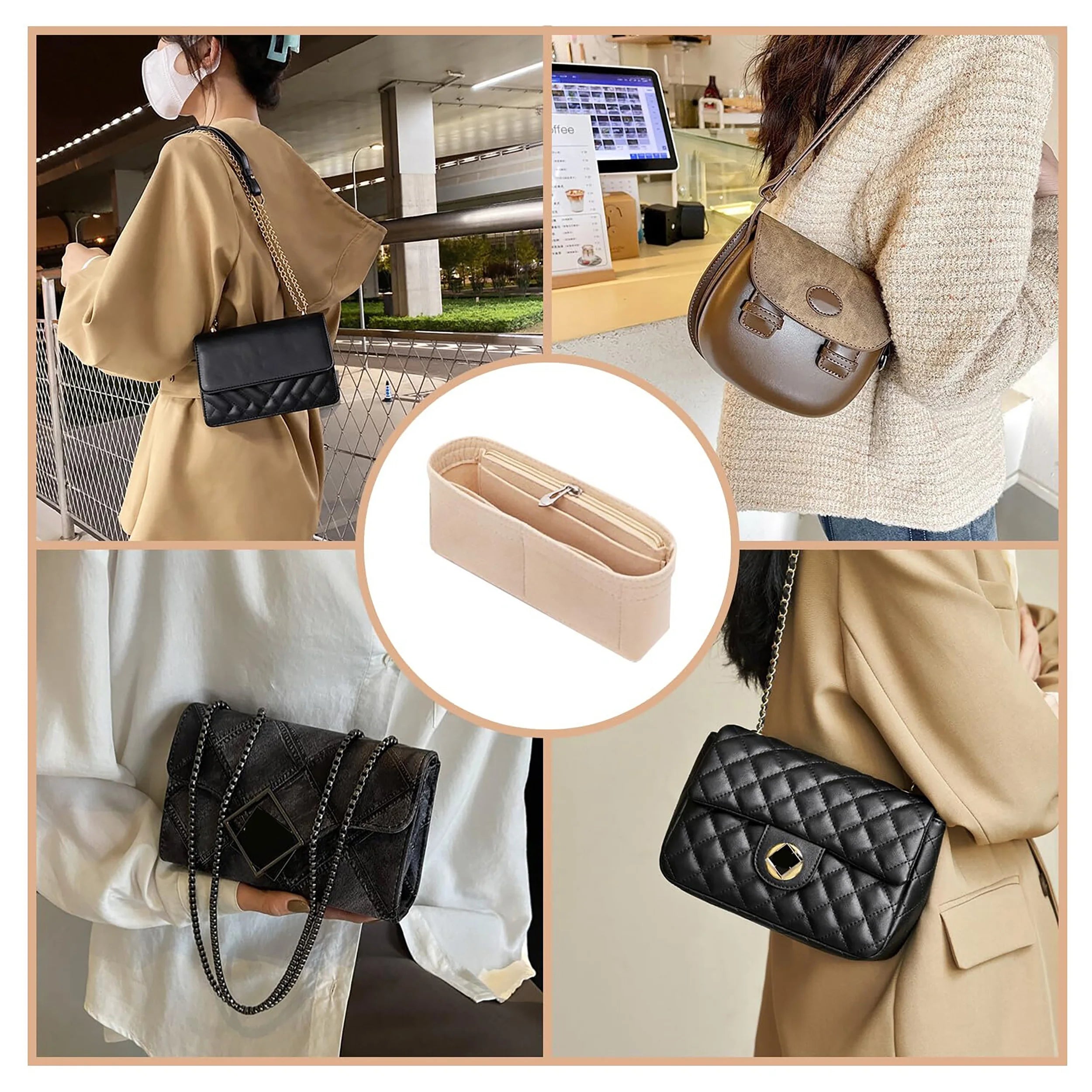 The BloomShaper Premium Felt Bag Organizer