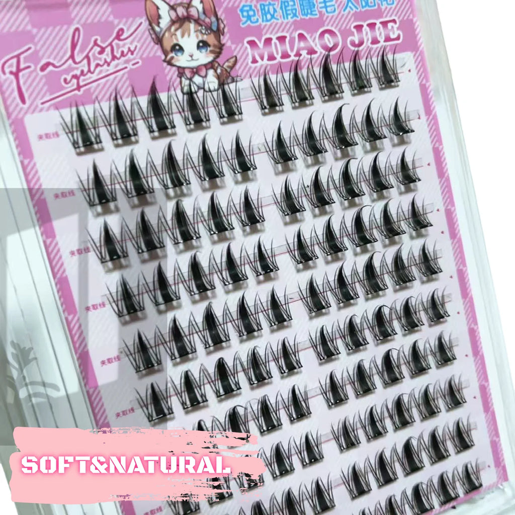 The BloomLash Manga-Style DIY Cluster Set