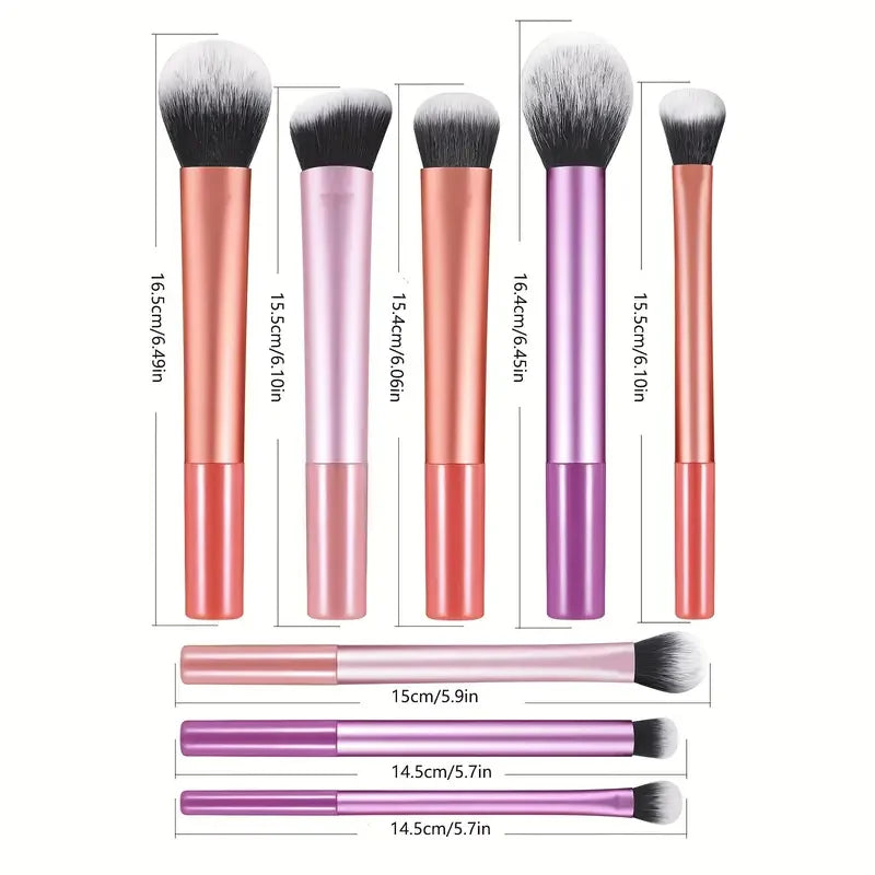 The BloomBrush 8-Piece Essential Travel Set