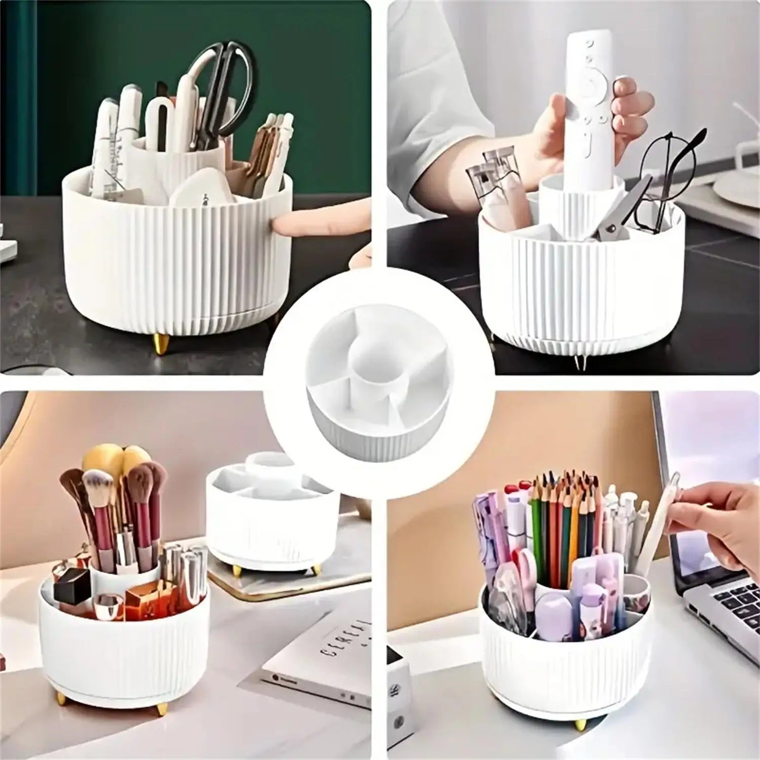 The BloomSpin 360° Rotating Cosmetic Organizer