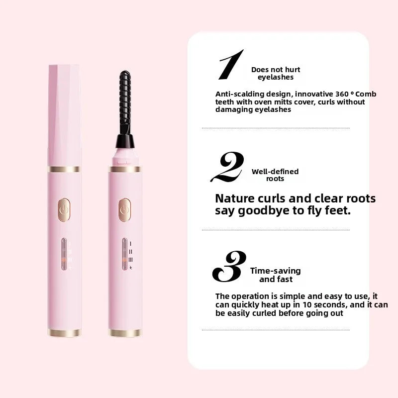 The BloomGlow Heated Eyelash Curler