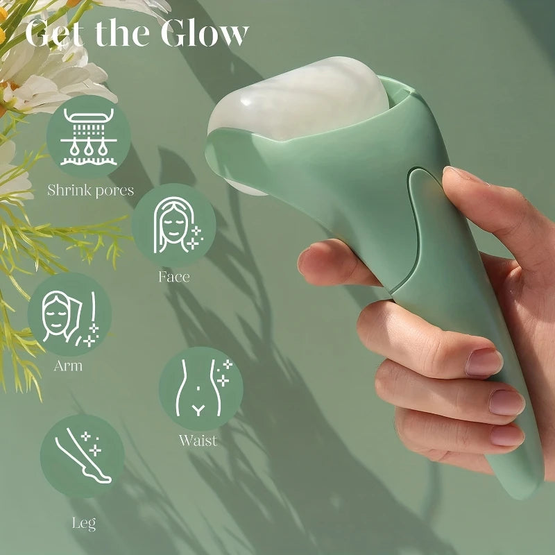 Bloom Ice Roller – Facial Cooling Massager for Face & Eyes