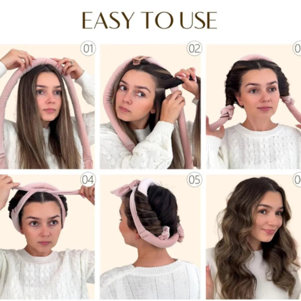 The BloomCurl Heatless Curling Rod Set