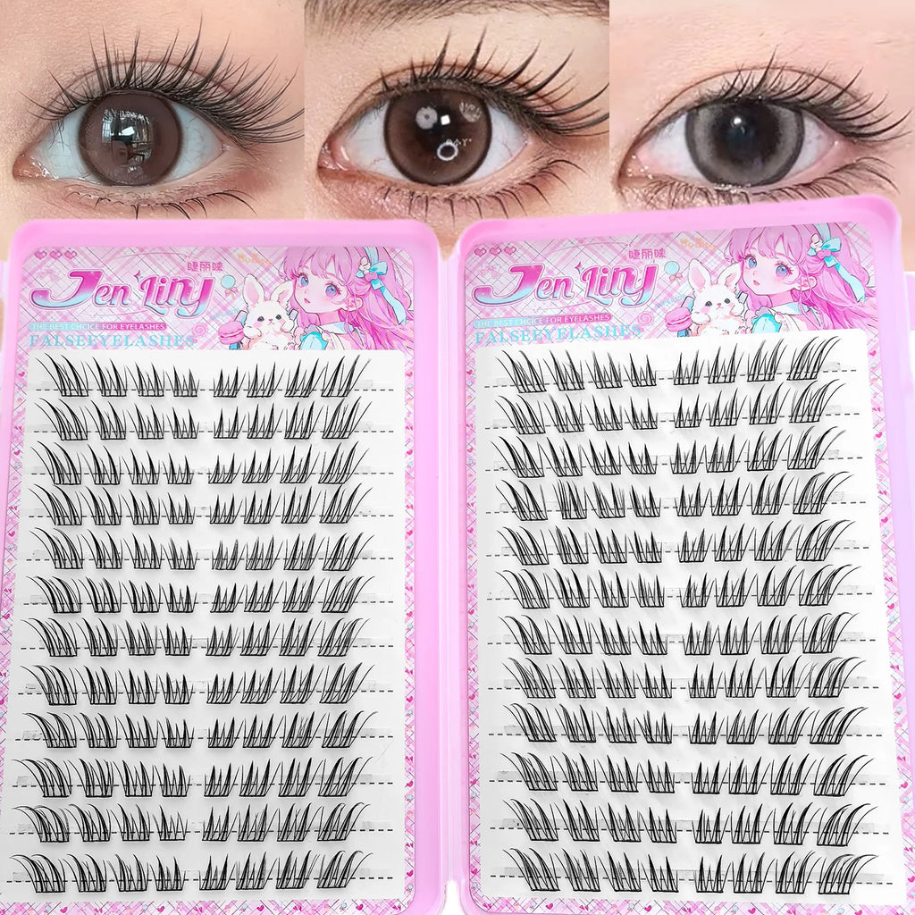 The BloomLash Fox Eye Glue-Free Cluster Set