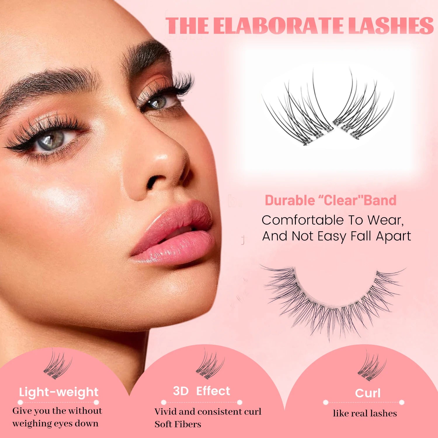 The BloomLash Self-Adhesive Cluster Set
