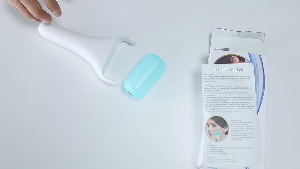 Bloom Ice Roller – Facial Cooling Massager for Face & Eyes