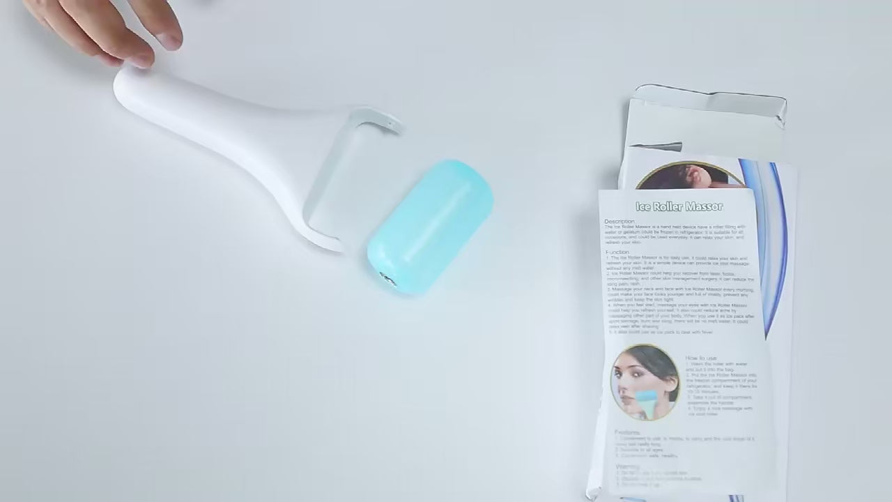 Bloom Ice Roller – Facial Cooling Massager for Face & Eyes